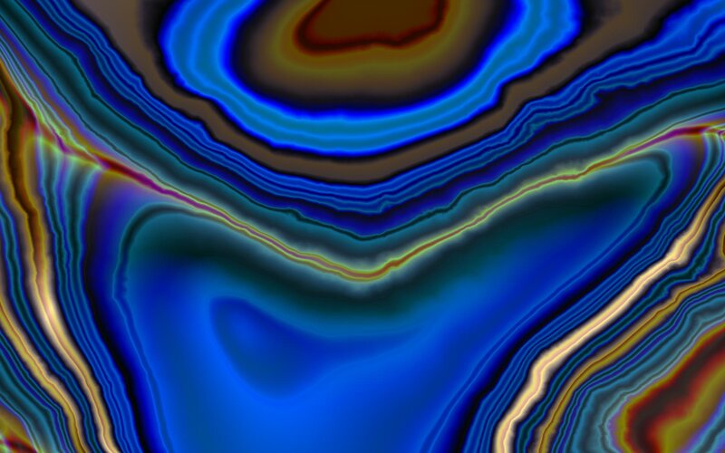 Blue Agate Mineral