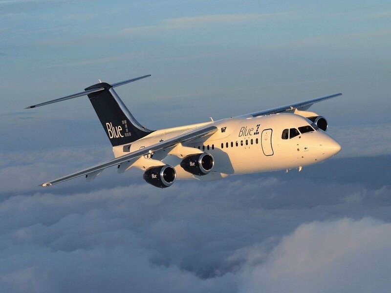 Blue Air aircraft in flight