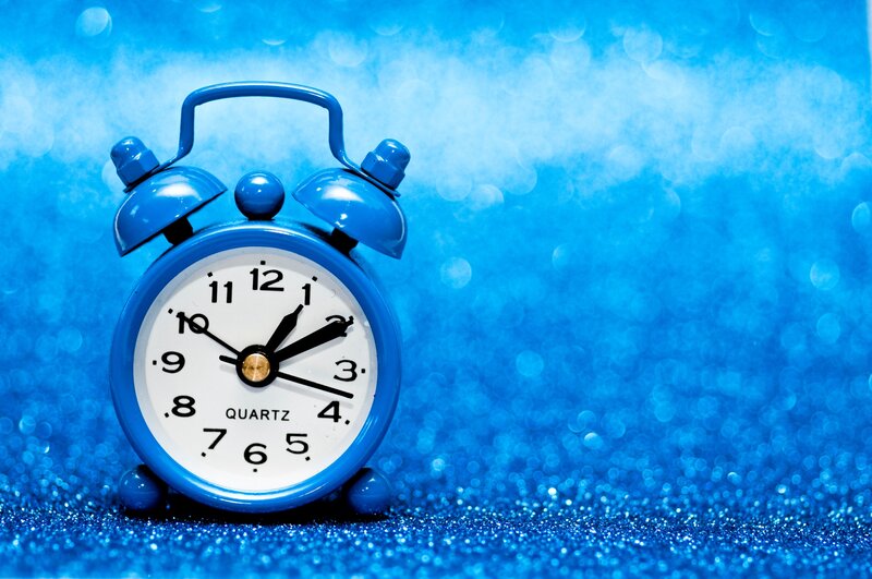 Blue Alarm Clock — Calm