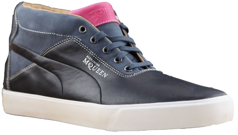 blue alexander mcqueen sneaker