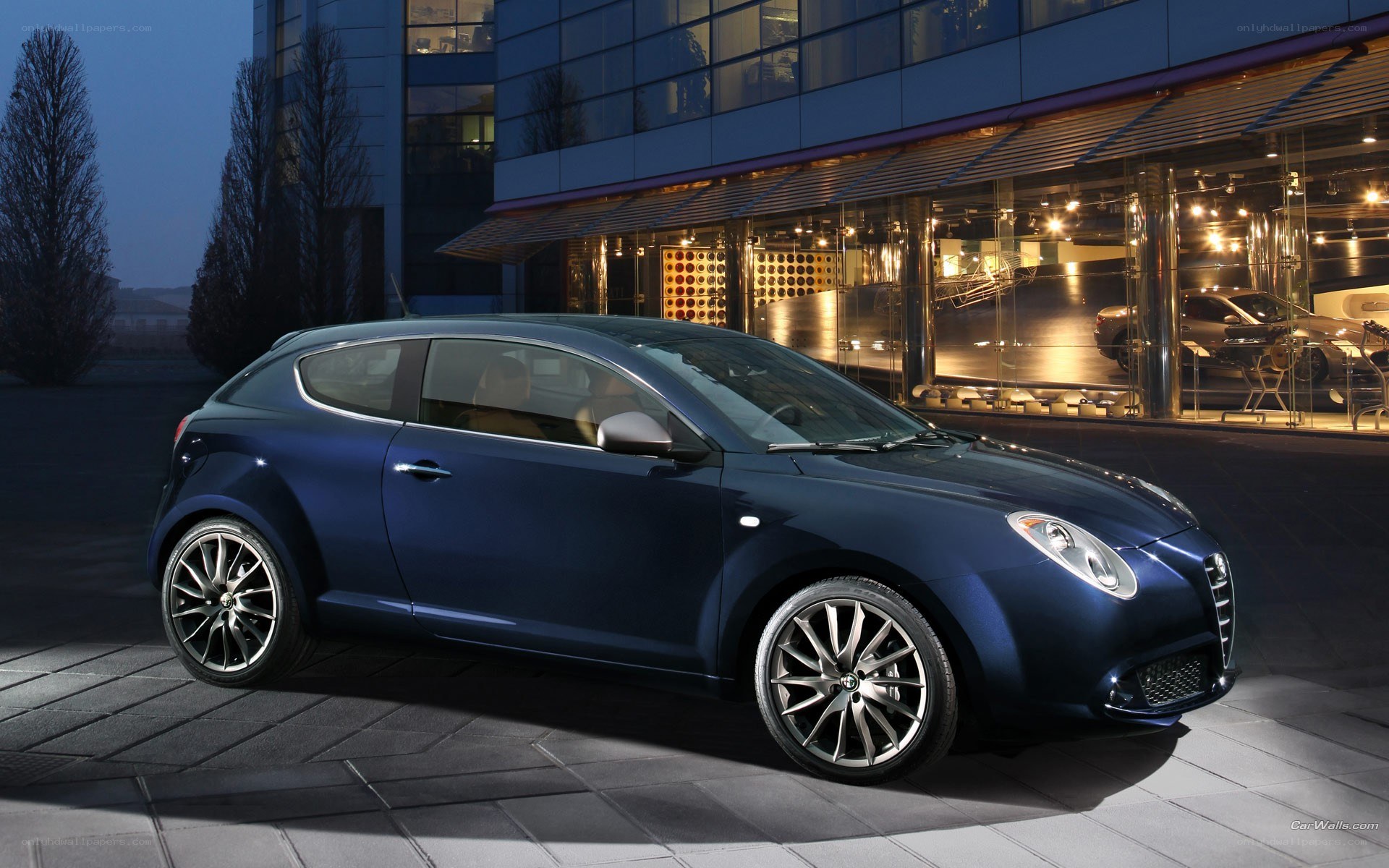 Blue Alfa Romeo Giulietta
