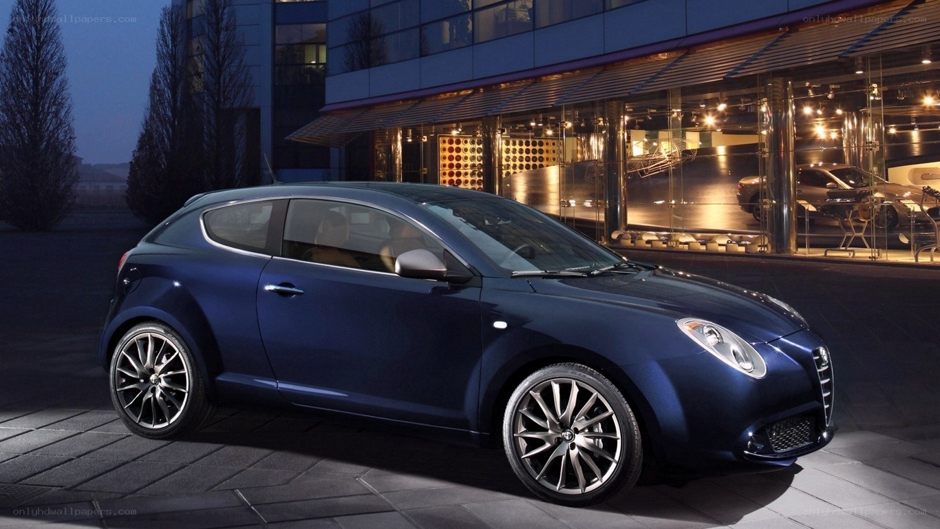 Blue Alfa Romeo Giulietta