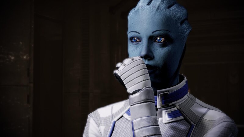 blue alien character in uniform