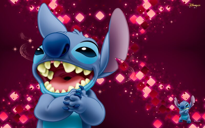 Blue Alien Character — Purple
