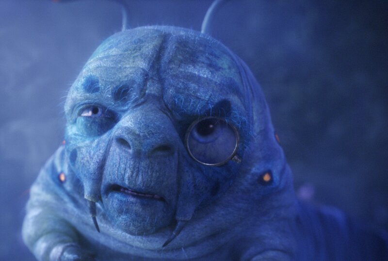 Blue Alien Creature — Dramatic, 3d Render