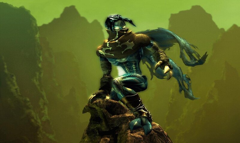 Blue Alien Creature — Green
