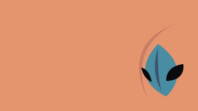 blue alien face logo