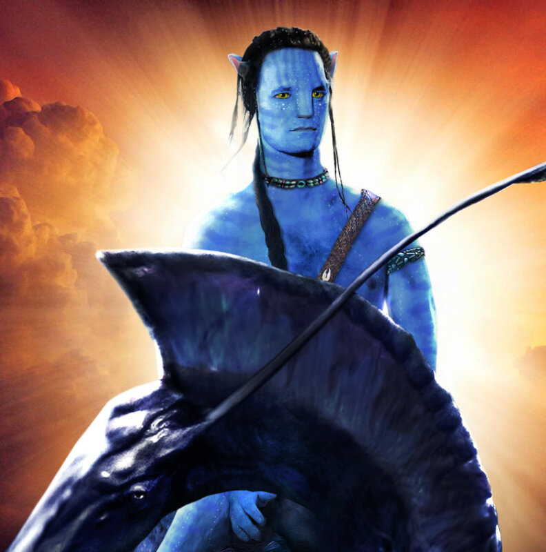 Blue Alien Rider