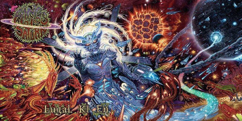 Blue Alien Warrior — Dramatic, Chaotic