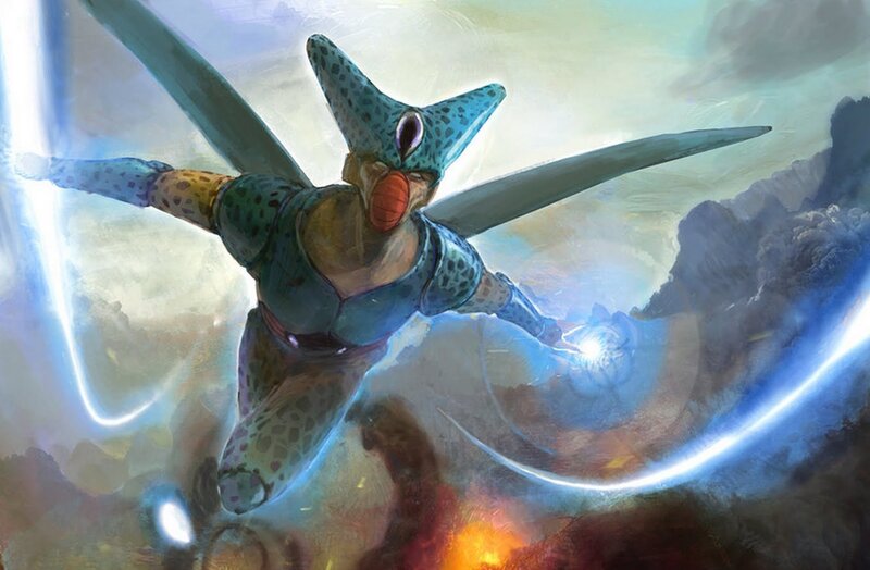 Blue Alien Warrior — Dramatic
