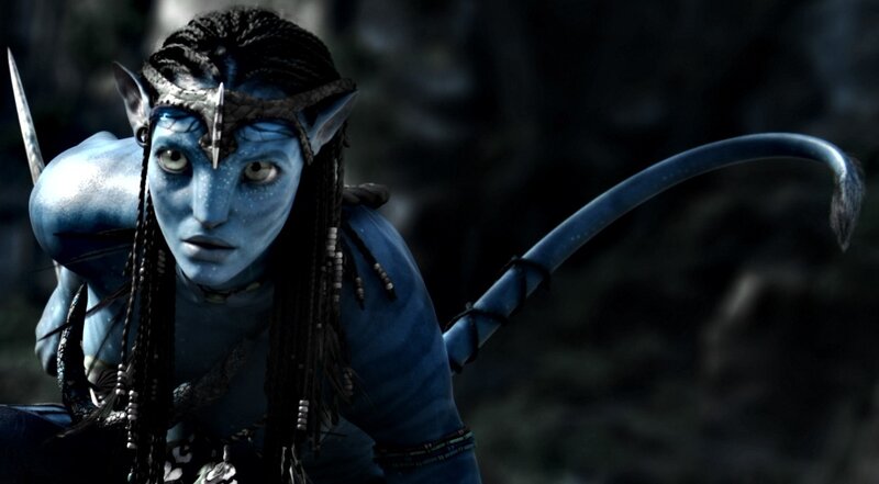 Blue Alien Woman — Dramatic