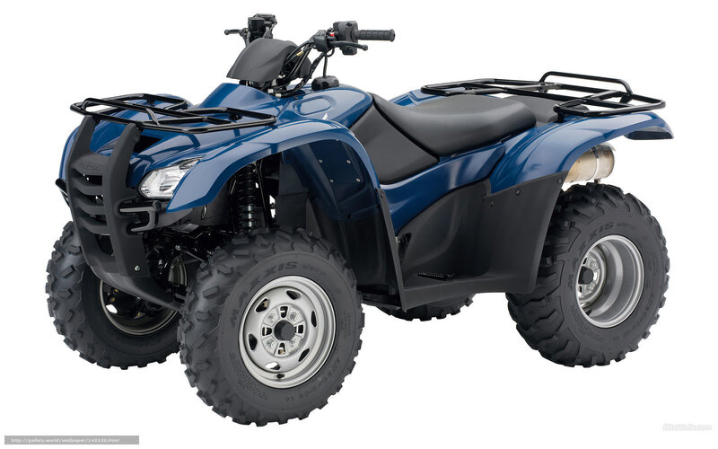 Blue All-terrain Vehicle