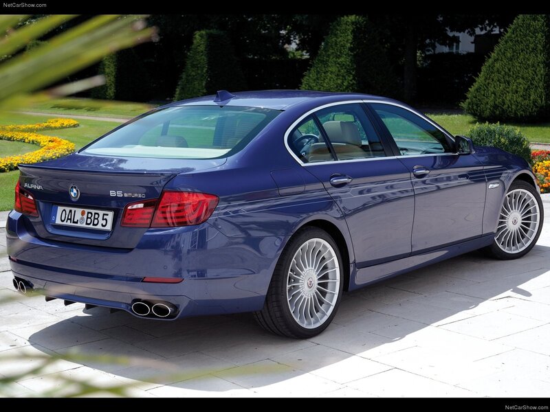 blue alpina b5 biturbo sedan