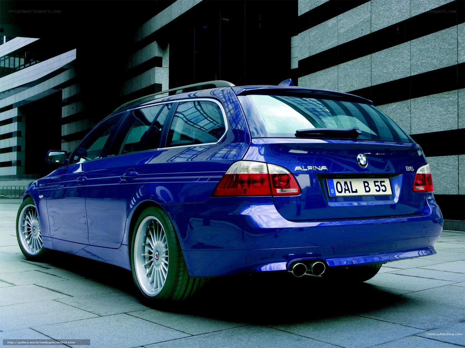 blue alpina b5 station wagon