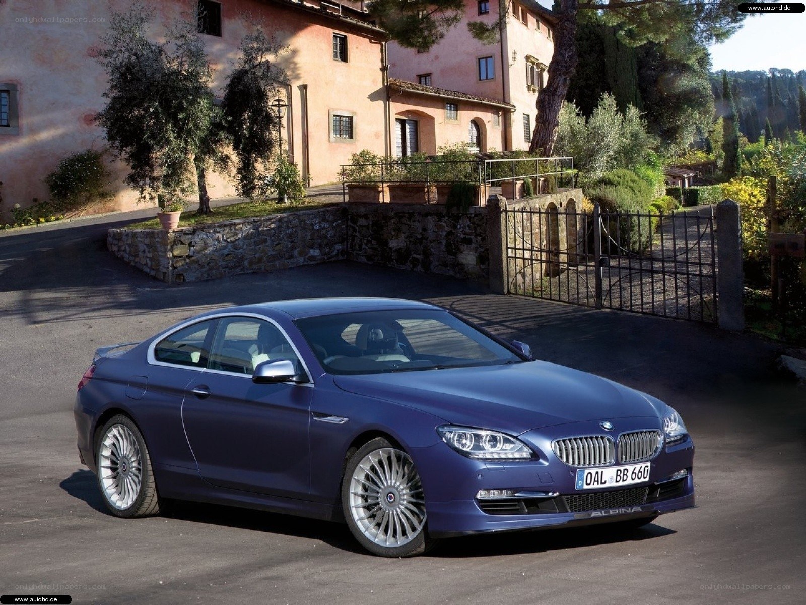 blue alpina b6 coupe