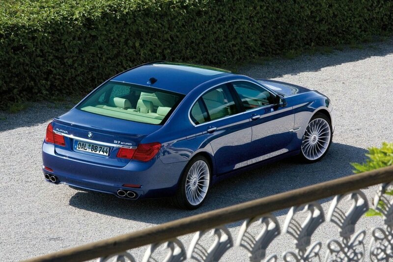 blue alpina b7 sedan