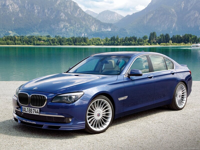 Blue Alpina-BMW 7-Series sedan