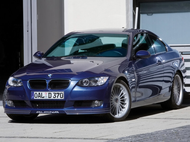 Blue Alpina BMW coupe