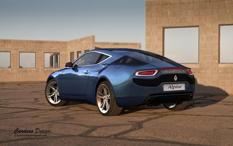 Blue Alpine Sports Car — Calm