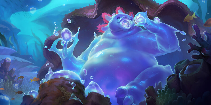 Blue Amphibian Creature