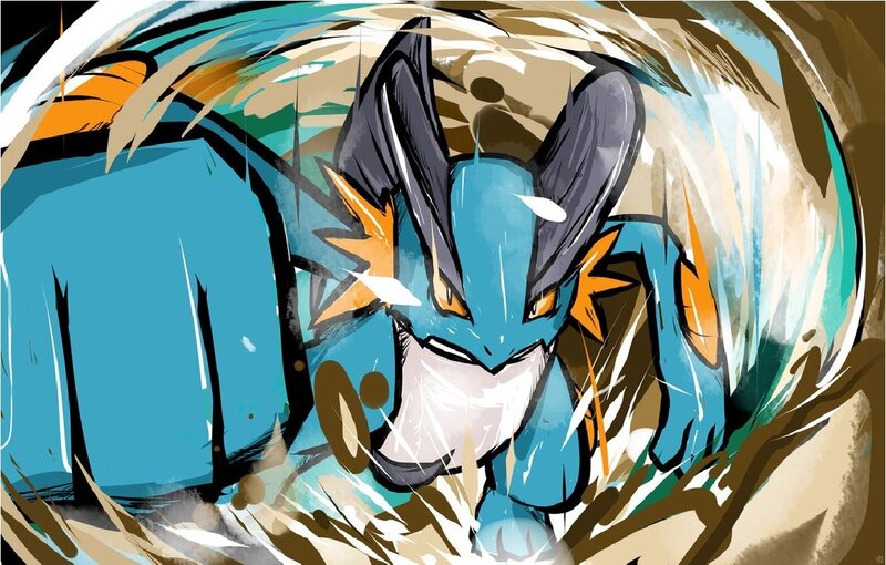 Blue Amphibious Creature — Dynamic