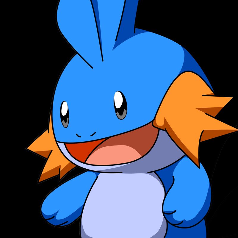 Blue Amphibious Creature — Playful