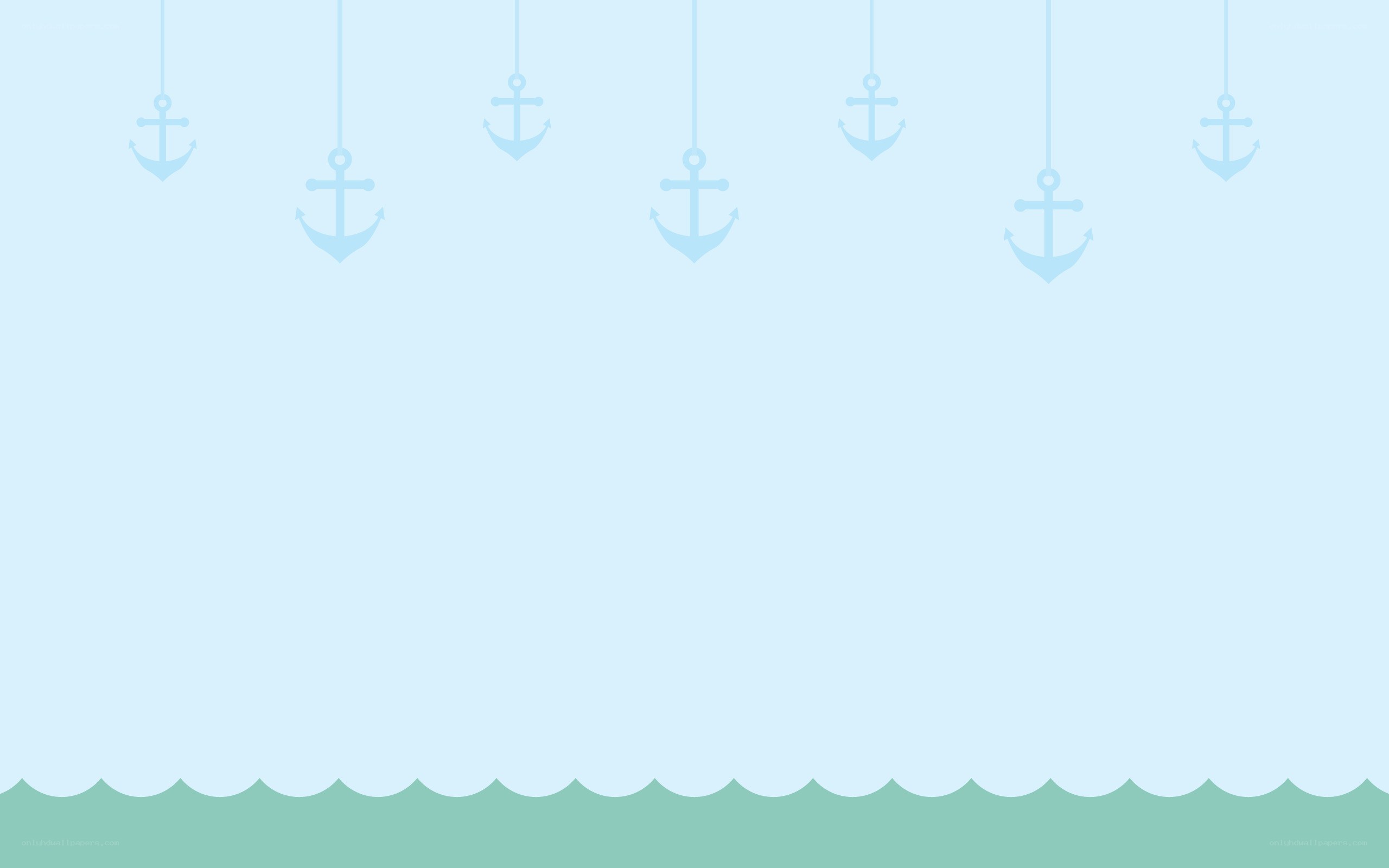 blue anchor background