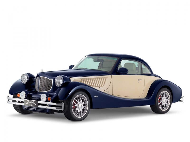 Blue and Beige Car — Neutral