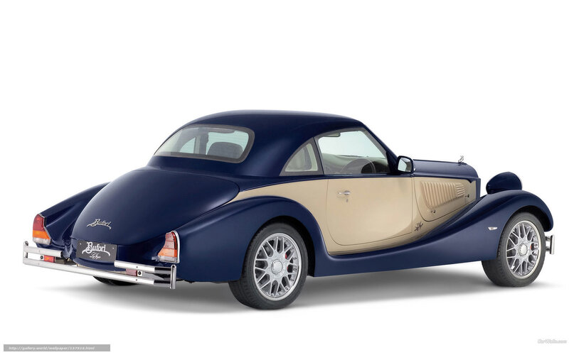 Blue and beige vintage car
