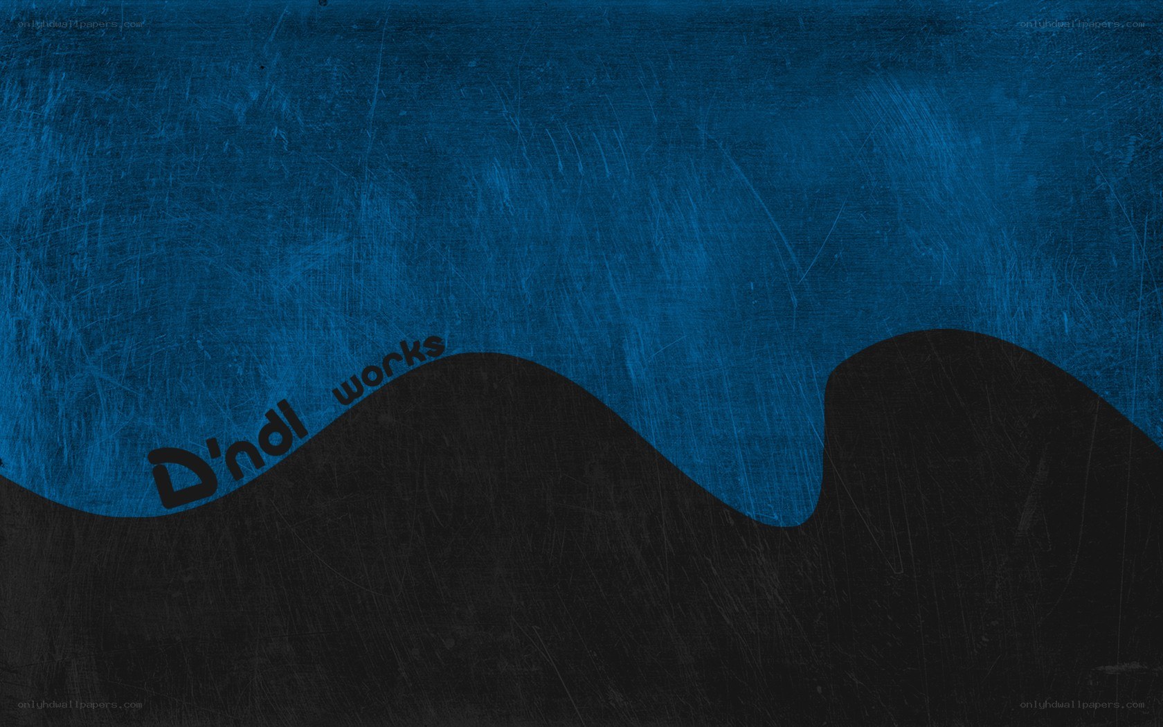 blue and black abstract design