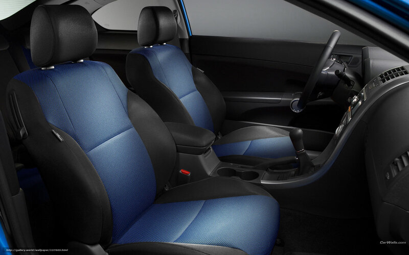 Blue and Black Car Seats