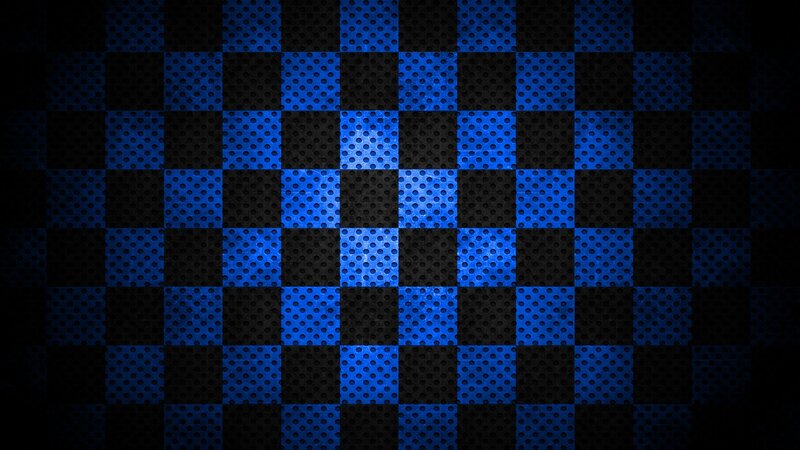 blue and black checkered pattern