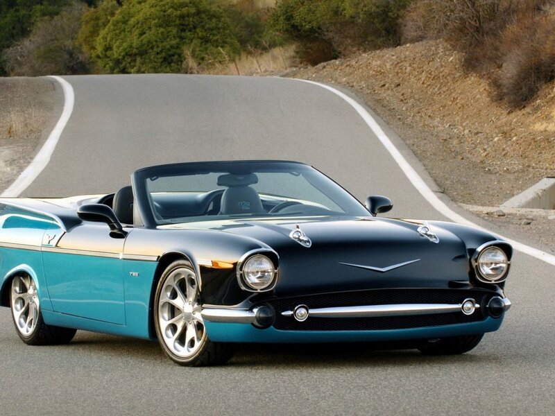 Blue and Black Convertible Car — Calm