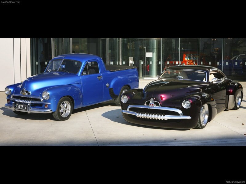 Blue and Black Custom Cars
