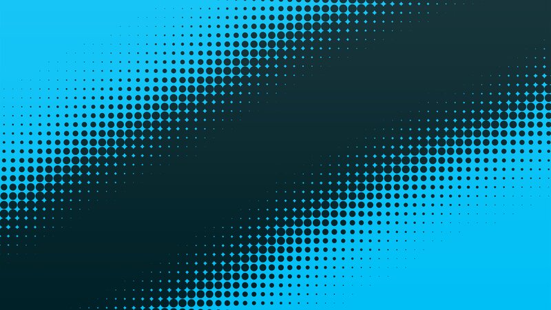 Blue and Black Halftone Pattern