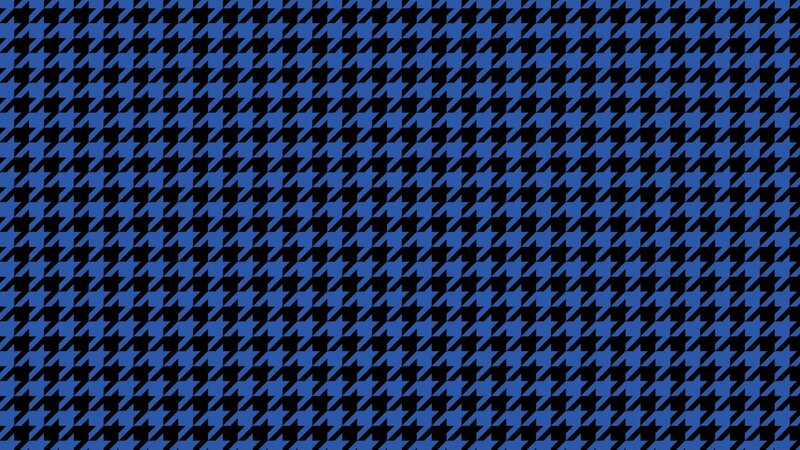 Blue and Black Houndstooth Pattern