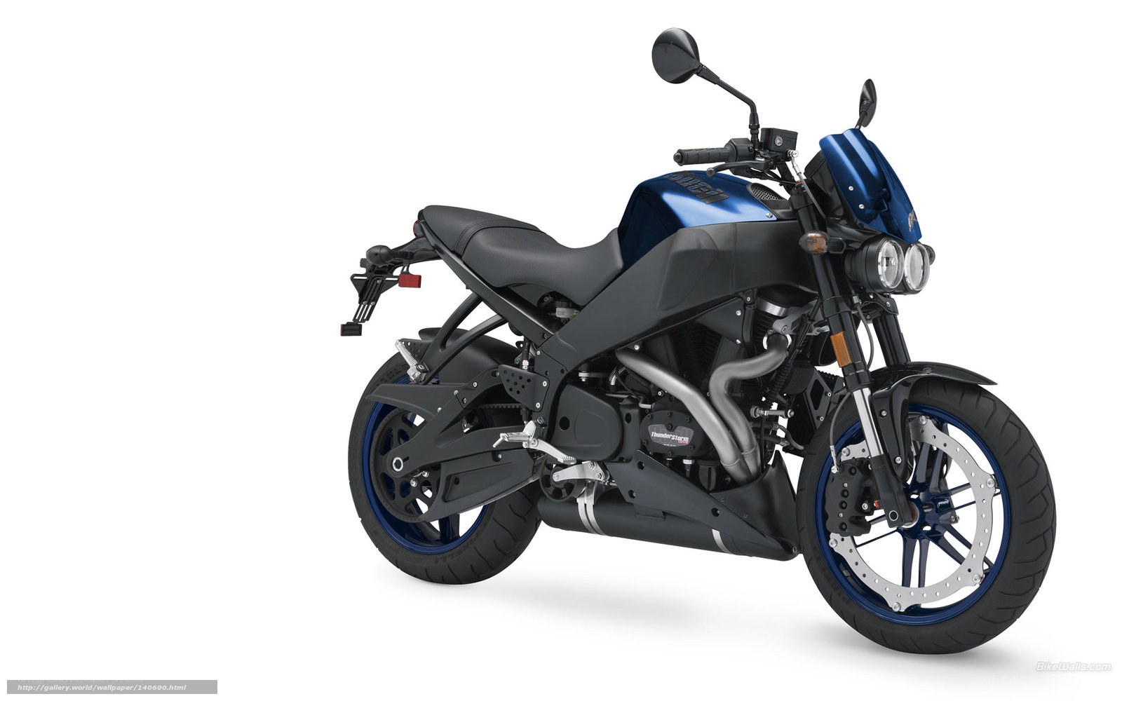 blue and black motorcycle