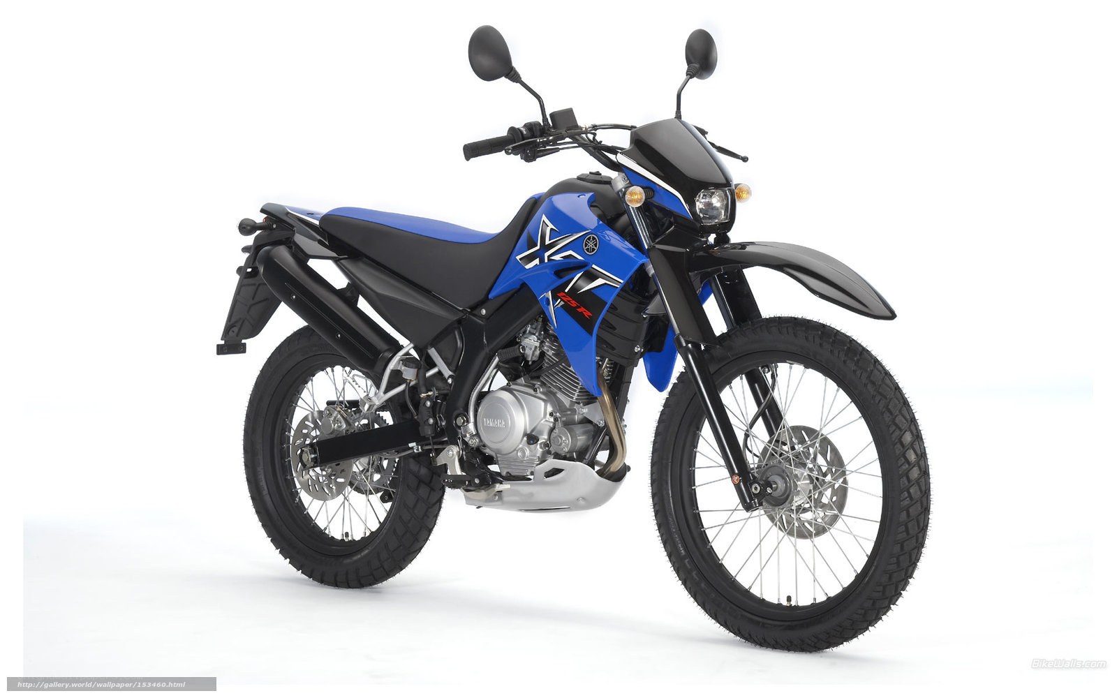 blue and black motorcycle