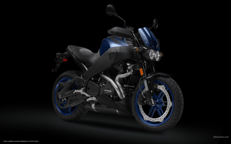 Blue and Black Motorcycle — Dramatic