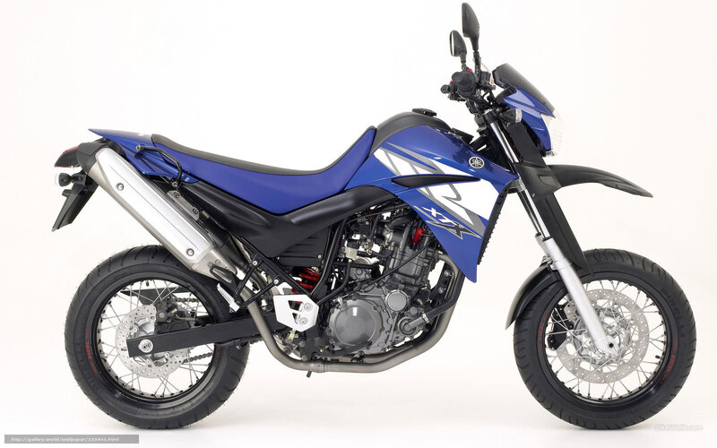 Blue and Black Motorcycle — Neutral, Photograph, Exhaust Pipe, Disc Brakes
