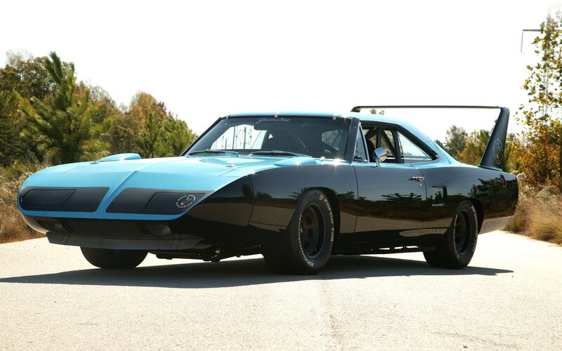 Blue and Black Muscle Car — Calm, Afternoon, Photograph, Road