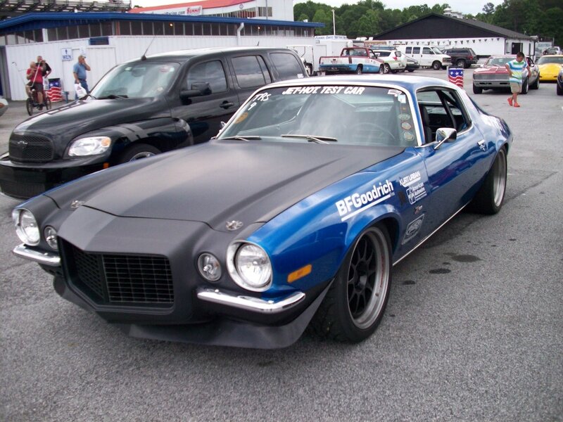 Blue and Black Muscle Car — Outdoor