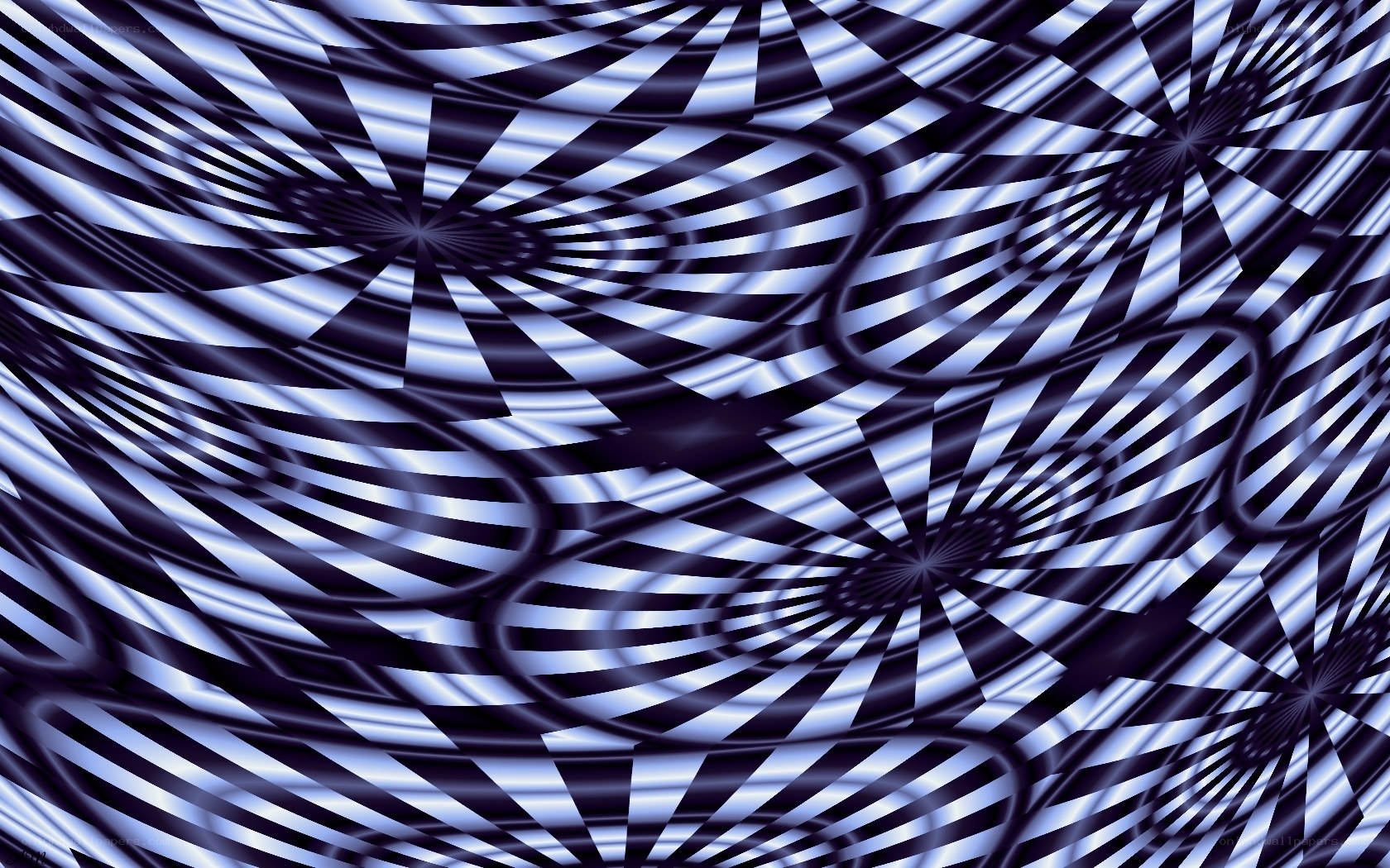 blue and black optical illusion