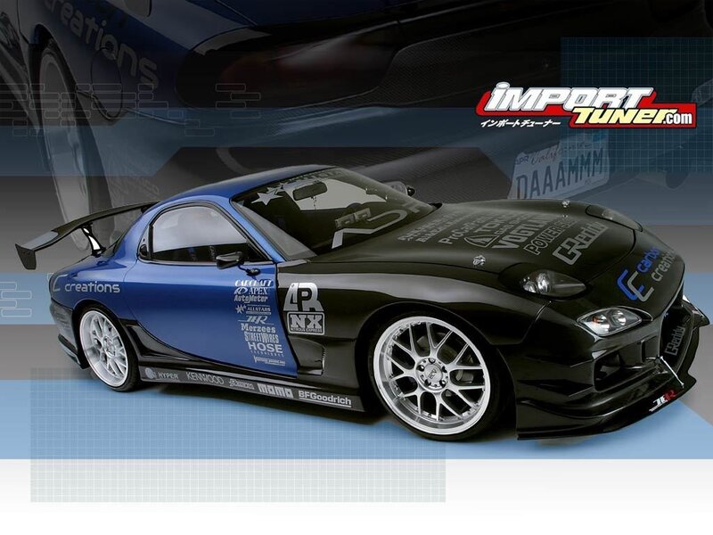 blue and black race car
