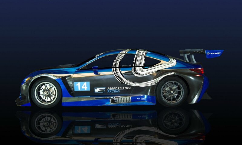 Blue and Black Race Car — Dramatic, 3d Render