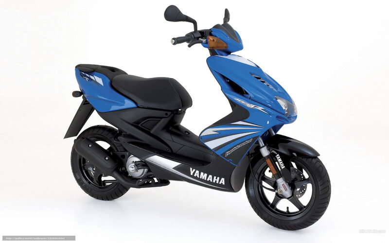 Blue and Black Scooter — Neutral, Photograph, Seat, Handlebars