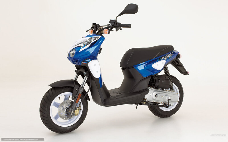 Blue and Black Scooter — Neutral