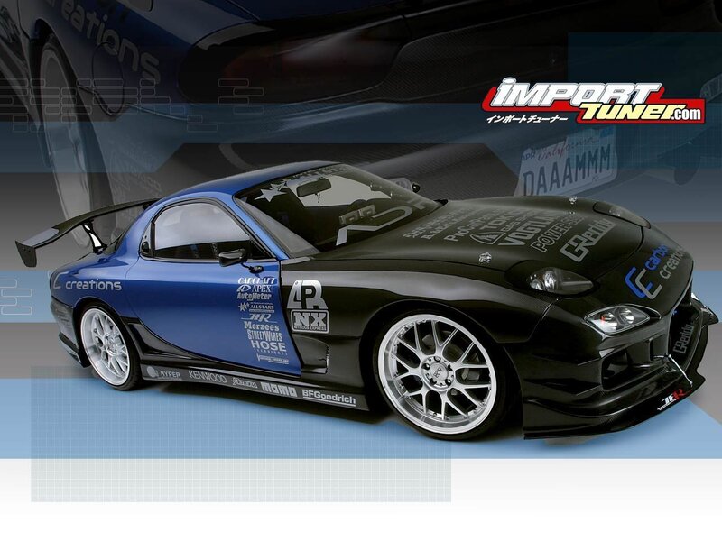 Blue and Black Sports Car — Dynamic, 3d Render