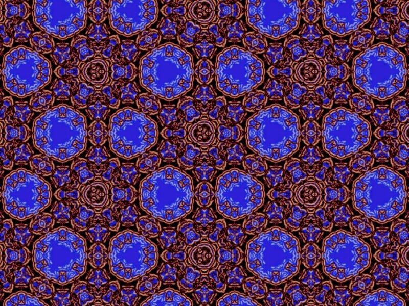 Blue and Brown Pattern
