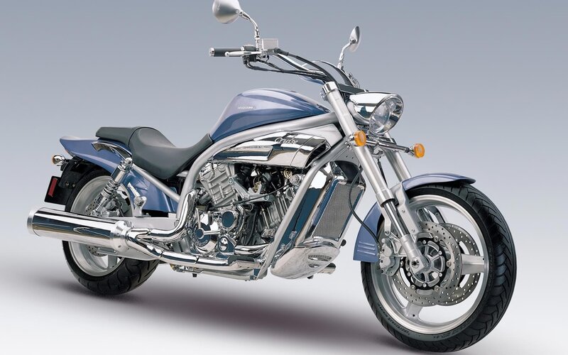 Blue and Chrome Motorcycle — Neutral, Photograph, Seat